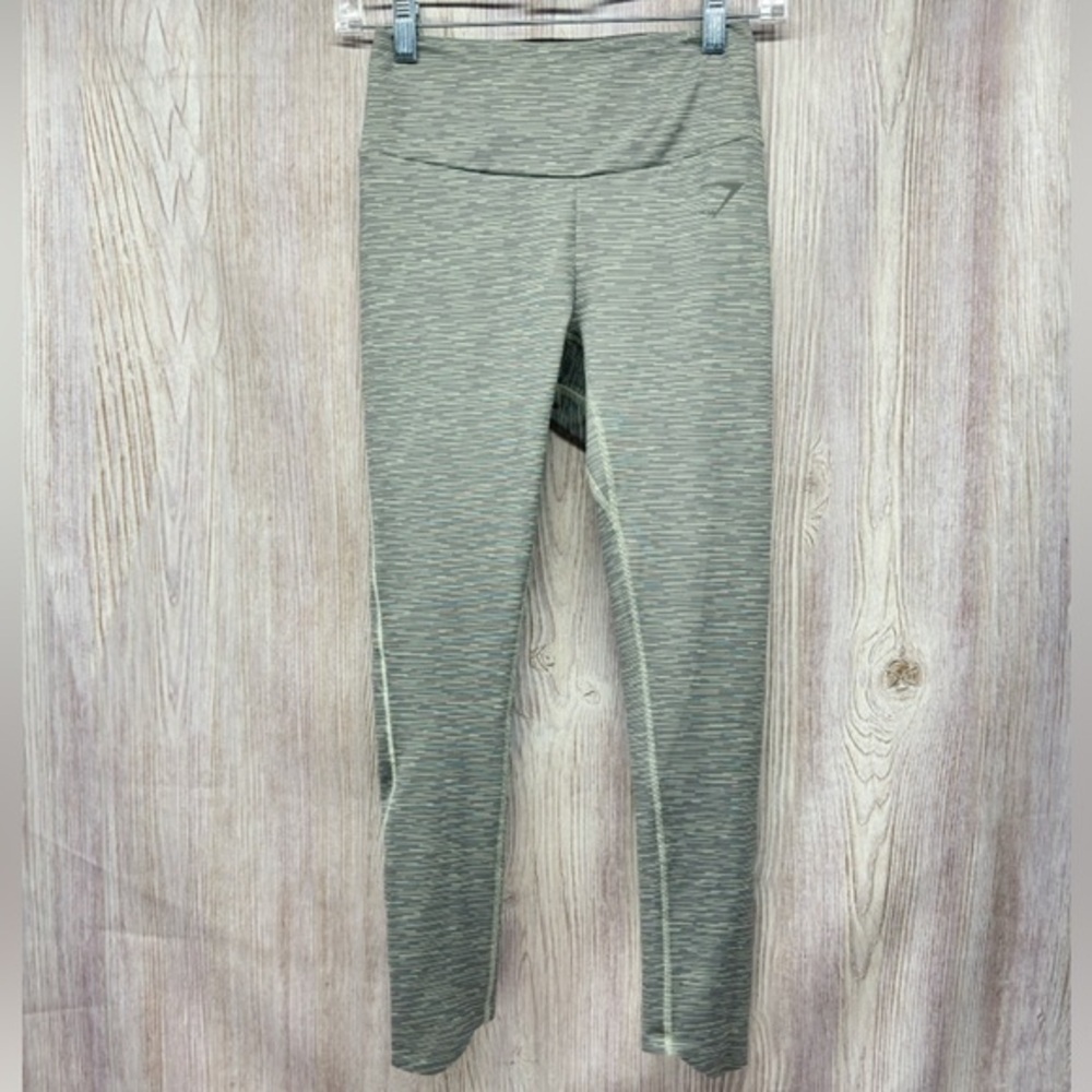 Gymshark Women's‎ Speed Leggings in Smokey Grayish Green (Size Small)